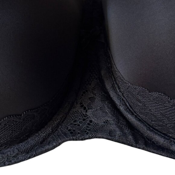 Torrid Curve Bombshell Everyday Strapless Push-Up Bra Size 46C New Black Lace - Picture 16 of 16